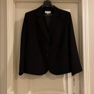 Calvin Klein 18W Black Blazer